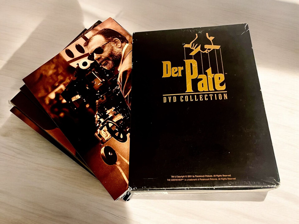 Muster DVDs ihrer Lieblingsfilme Zwei Beispiel DVDs mit dem Titel Der Pate